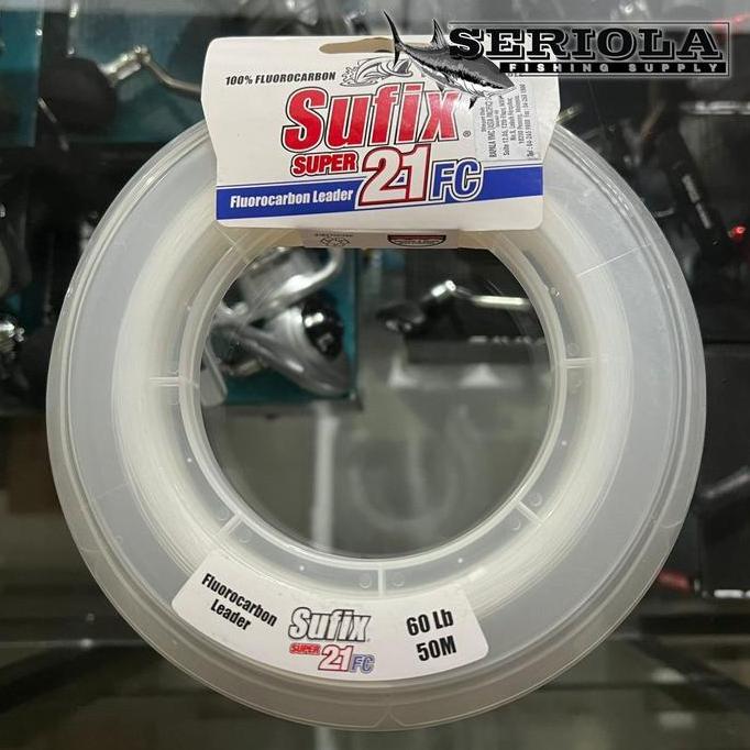 Leader Sufix Super 21Fc Clear 50M 50Lb 60Lb