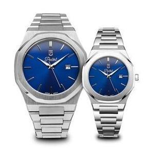 Jam Tangan Couple Parlent Palladium Femme Steel & Palladium Arctic Steel LUIS
