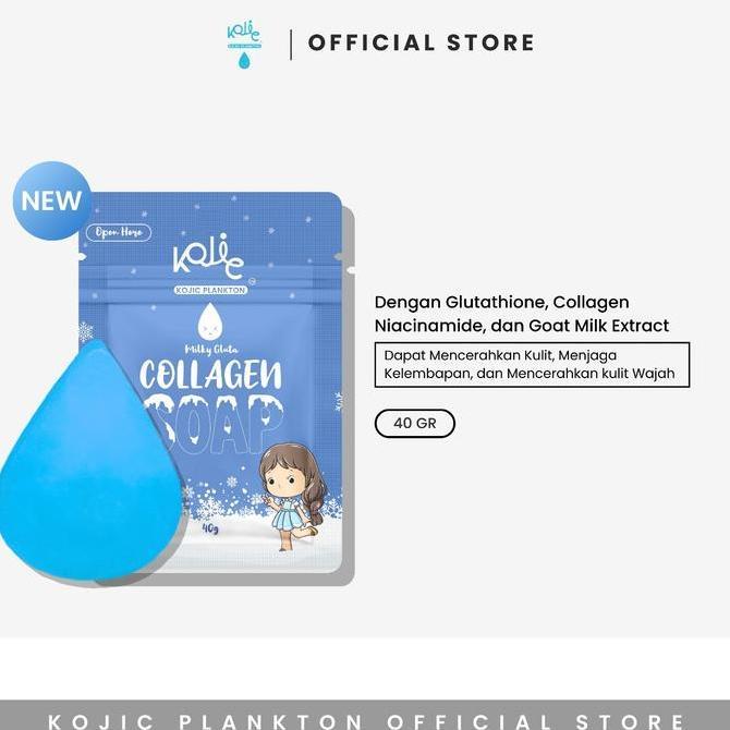Yoiyouu- [Official] [Real 5% Niacinamide] Kojic Plankton Collagen Soap 40Gr