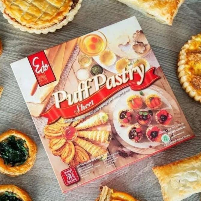 Puff Pastry Sheet Frozen Zuppa Soup Edo 375 750 Gram / Kulit Pastry Siap Pakai Pasti Promo