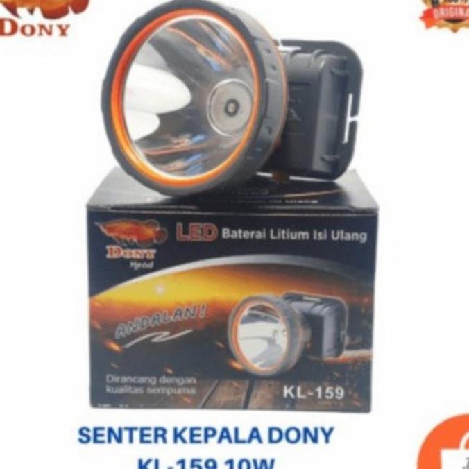 Senter Kepala DONY KL-159 Andalan/Headlamp Dony 10Watt LED