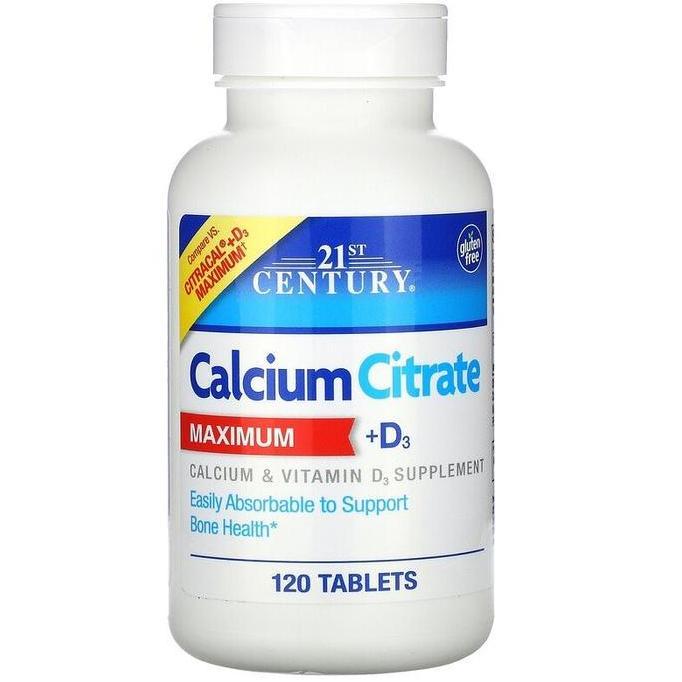 21st Century, Calcium Citrate Maximum + D3 120