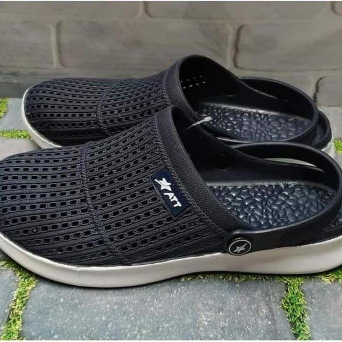 Kets- Sepatu Sandal Karet Pria Att