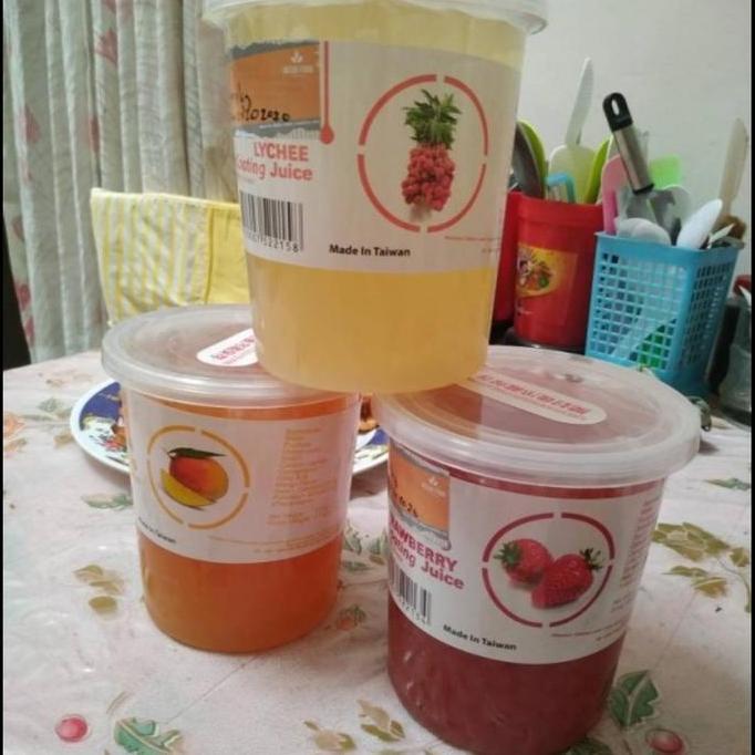 in_sellerjisa - popping boba poping bobba coating juice impor taiwan chuan dai 1 kg halal mui bpom r