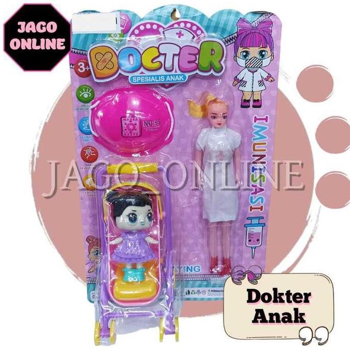 Mainan Anak Dokter Dokteran Bayi dan Anak Dokter Set Lengkap