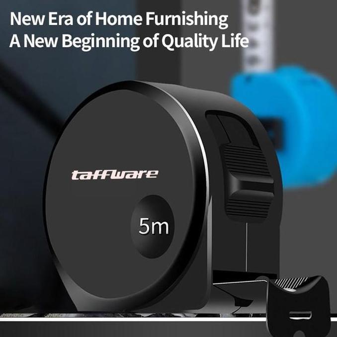 Irontime- Taffware Meteran Roll 3 5 10 Meter Carbon Steel High Precision Locking System Measuring Ta