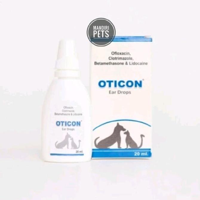 Oticon Ear Drops 20ml - Obat Tetes Telinga Anjing dan Kucing [terbaik]