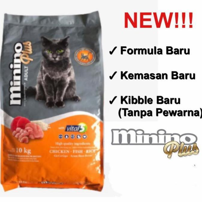Miaw- Minino Plus 10 Kg Makanan Kucing 10Kg Freshpack No Maxi