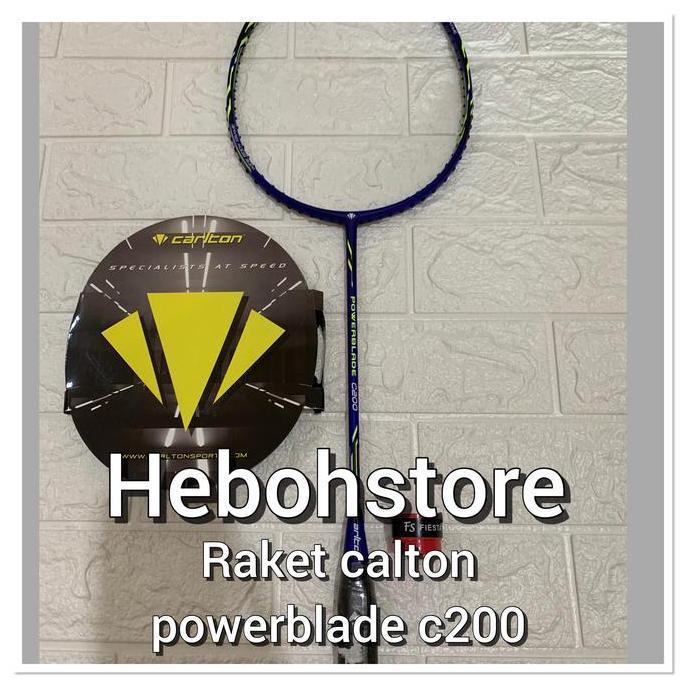 Promo Raket badminton CARLTON POWERBLADE C200+grip ORIGINAL Diskon