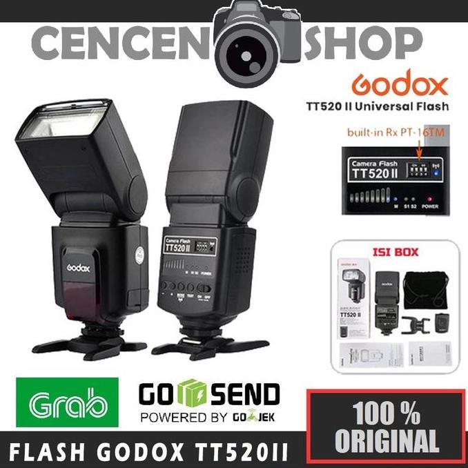 Flash Godox TT520ii Universal TT 520 Kamera Sony Nikon Canon Fujifilm
