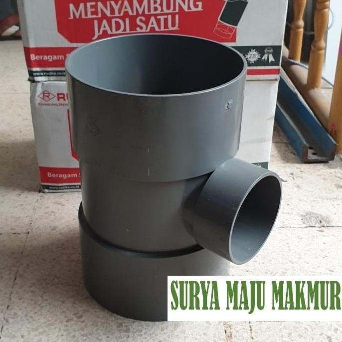 TEE 6 X 4" INCH RUCIKA D DV REDUCER REDUCING REDUSER TEE 6X4 DIM