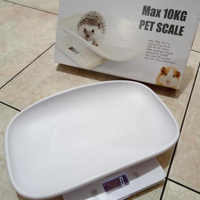 Irontime- Timbangan Hewan Besar Digital 180 Kg Dan 10 Kg Hewan Kecil