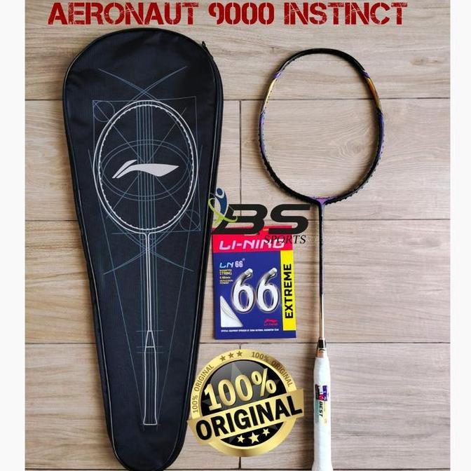 Promo RAKET BADMINTON LINING AERONAUT 9000 I 9000I INSTINCT ORIGINAL Diskon