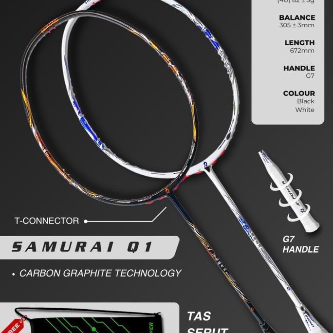Promo RAKET JP POWER SAMURAI Q1 ORIGINAL Diskon