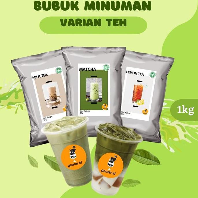 JUILOOSHOPHS - BUBUK MINUMAN RASA TEH 1KG / SERBUK MINUMAN ANEKA RASA / POWDER DRINKS