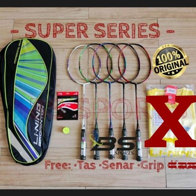 Promo RAKET BADMINTON LINING SUPER SERIES SS68G7 SS78G7 SS88G7 SS98G7 ORI Diskon