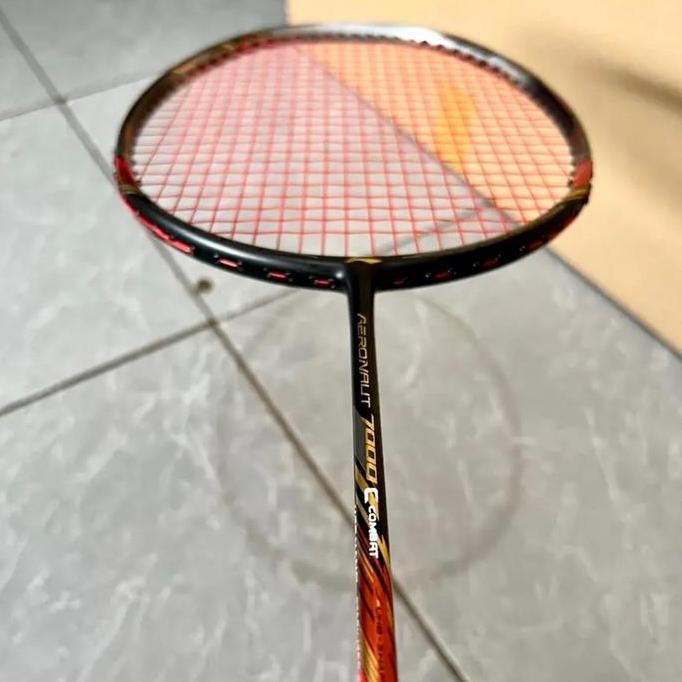 Promo RAKET BADMINTON LINING AERONAUT 7000 C combat 32 LBS Diskon