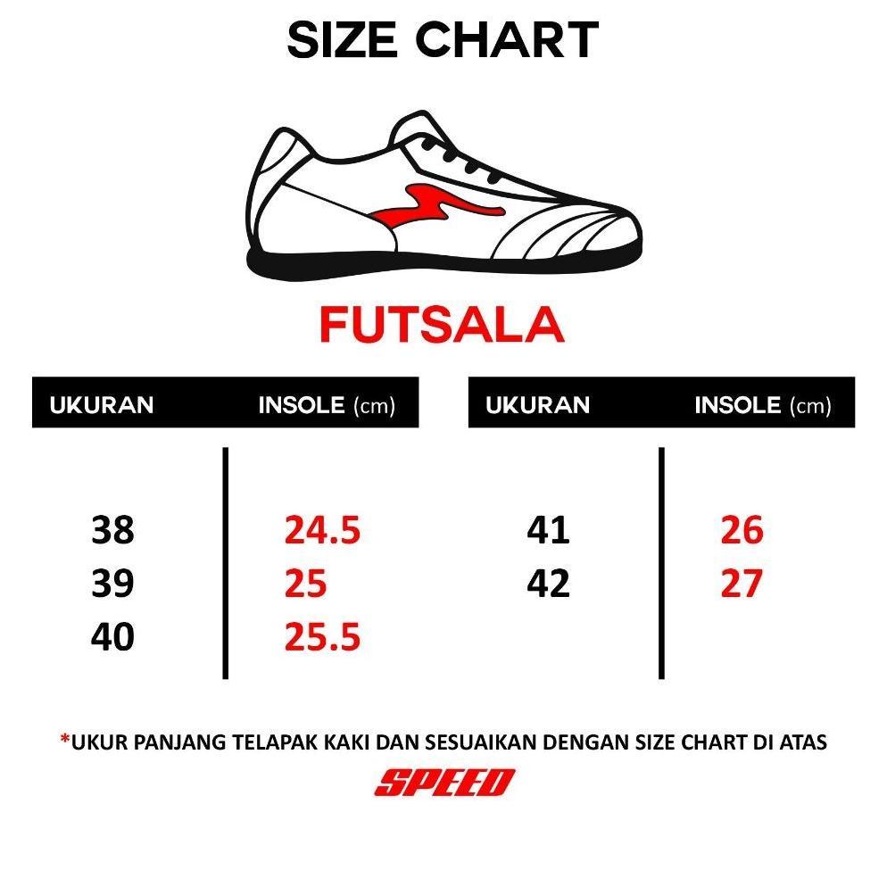Ready Stock Speed - Sepatu Futsal Serba 80 Ribuan - Produk Original 100% Baru - Produk Cuci Gudang 3