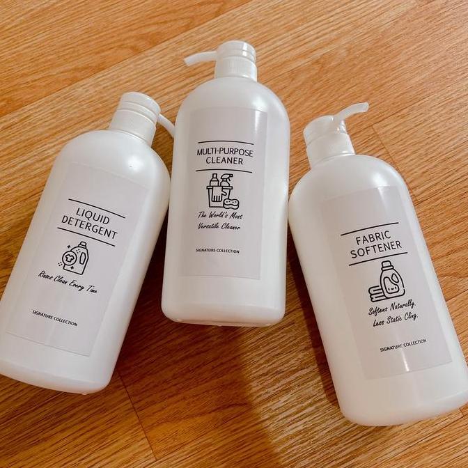 Instancodbisa- Botol Kosong Refill Pump 1000Ml Tempat Sabun Cuci Piring Pel Pewangi Botol 1Liter Teb
