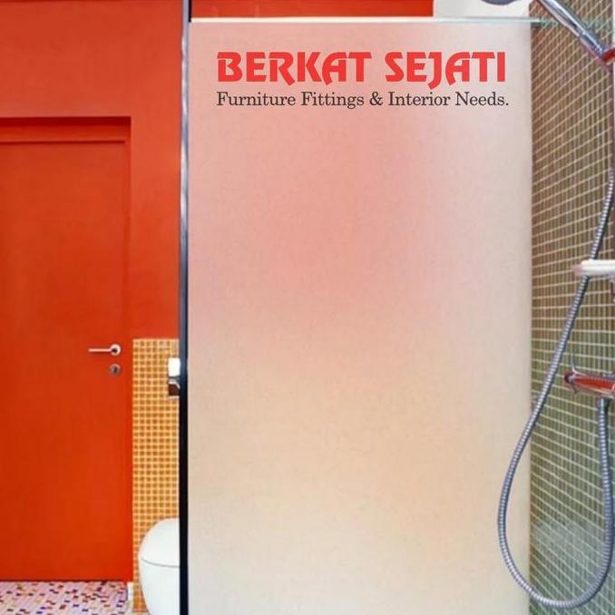 Slowby- Stiker Sticker Kaca Film Sandblast Sunblast Motif Pasir Es Buram Meteran Per Meter