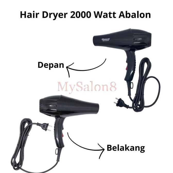 Hair Dryer Tahan Banting 2000 Watt Abalon
