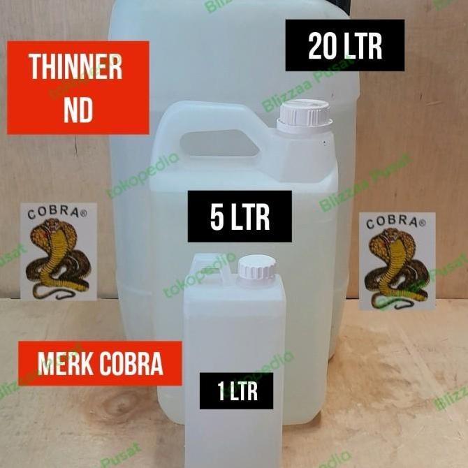 Thinner Nd 20 Liter Cobra Thiner Nd Cobra 1L 5L 20L Tiner Nd Jerigen Paint