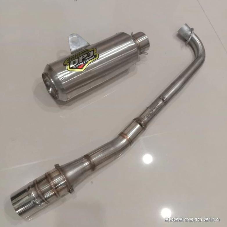 Murah Knalpot Dpj Gp1 Leher Netral Supra X 125 Karisma Revo Blade Jupiter Z Vega Supra Fit Shogun Sm