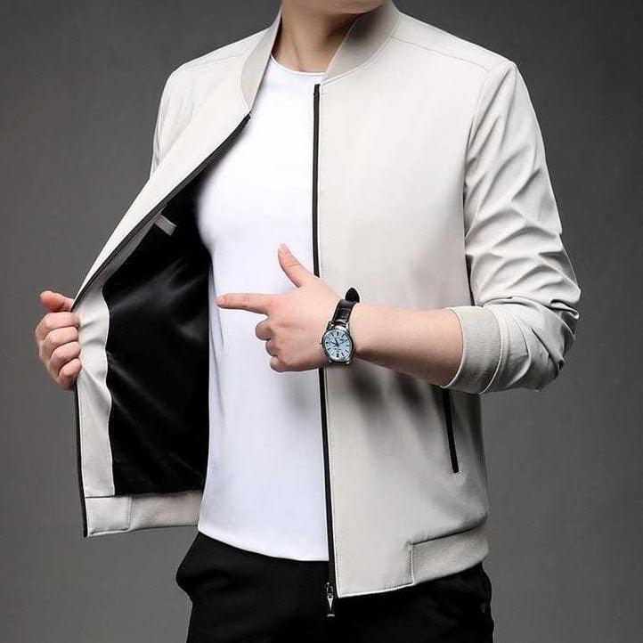 TERBARU Jaket Bomber Waterproof Korea Pria Parasut JN