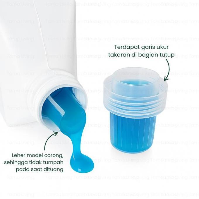 Instancodbisa- Tama Living Kawaii Botol Refill Deterjen Laundry Organizer Botol Sabun Laundry Botol 