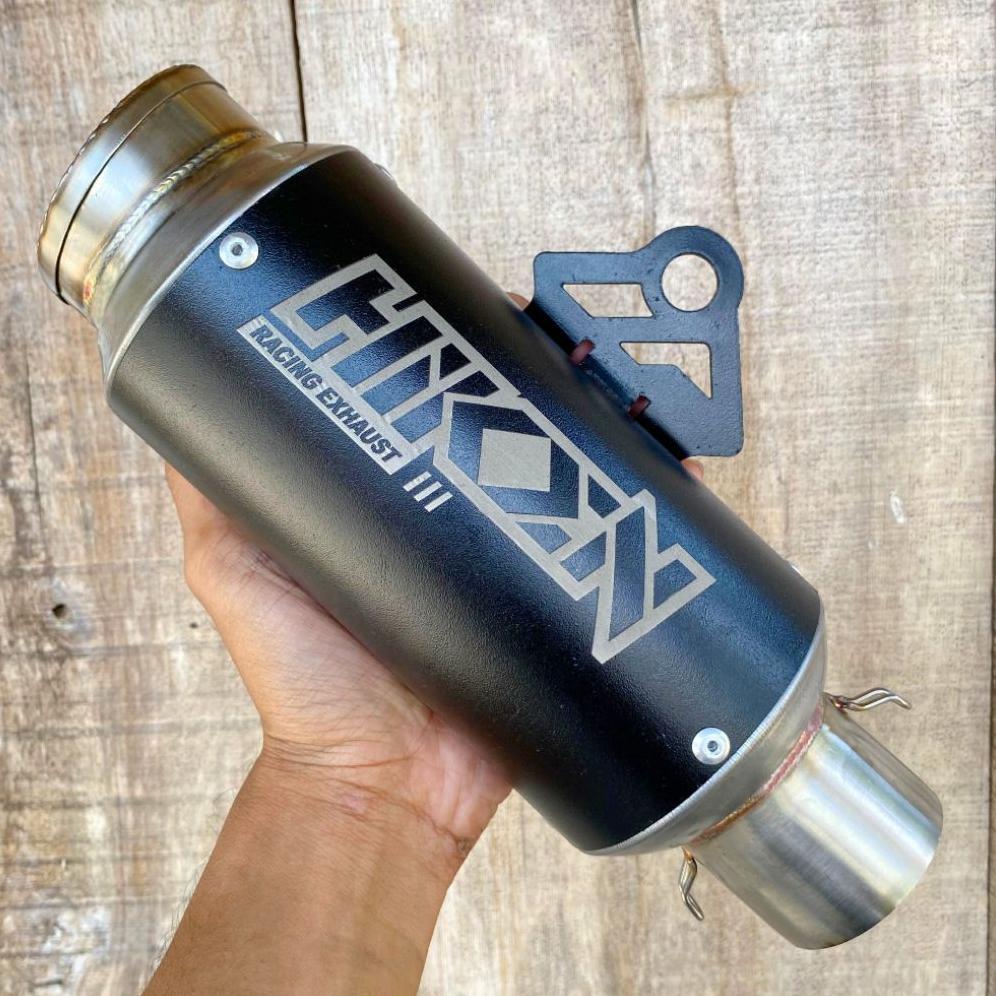 Termurah Knalpot Gp Pro Mini Hiken Racing Stainless Inlet 50