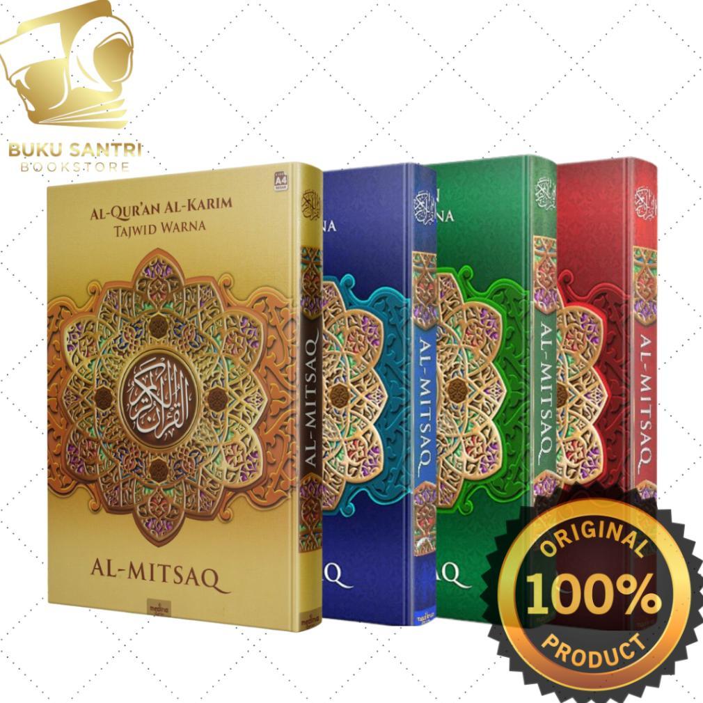 ORIGINAL AL QUR'AN BESAR AL MITSAQ A4 | BEST LANSIA | ALQURAN TILAWAH TAJWID | ALQURAN TAJWID WARNA