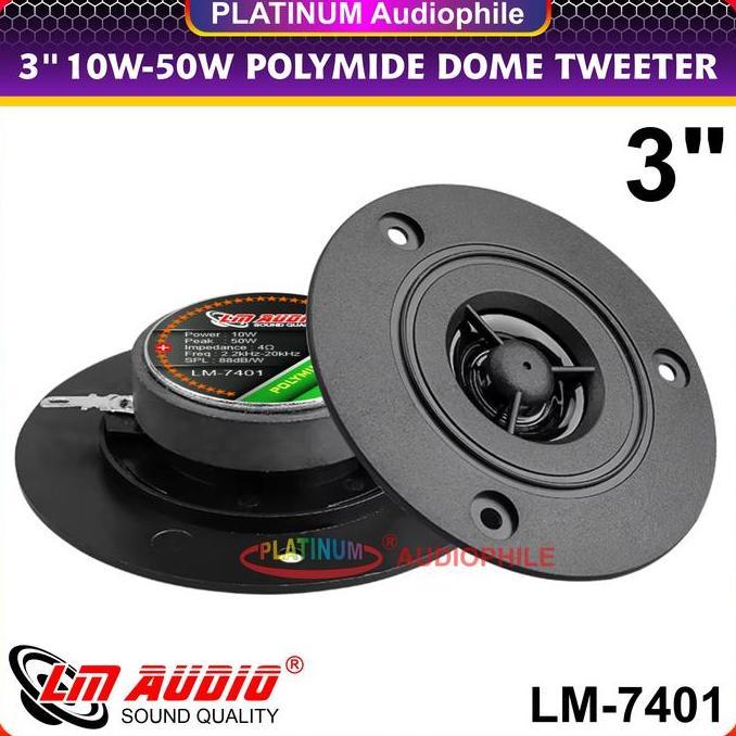 DV252 >> Tweeter 3 Inch Polymide Dome 3" Hifi Tweter Speaker LM-7401