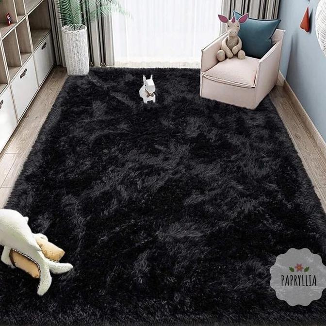 Karpet Bulu Rasfur Karpet Lantai Kasur Bulu 200x150cm + Busa Tebal