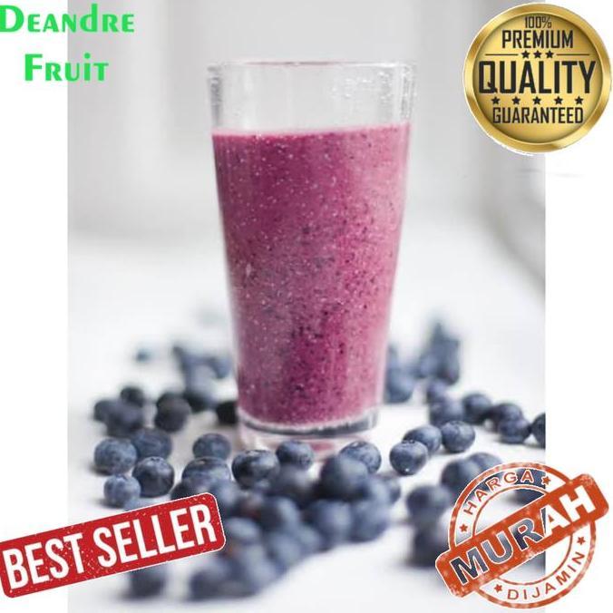 Dahaga- Promo Murah Jus Blueberry 1 Liter Juice Blueberry Buah Segar Fresh