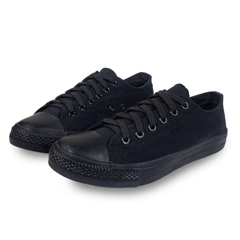 FAST DELIVERY ZEODDA SEPATU SNEAKERS SEKOLAH HITAM SPESIAL BLACK SERIES