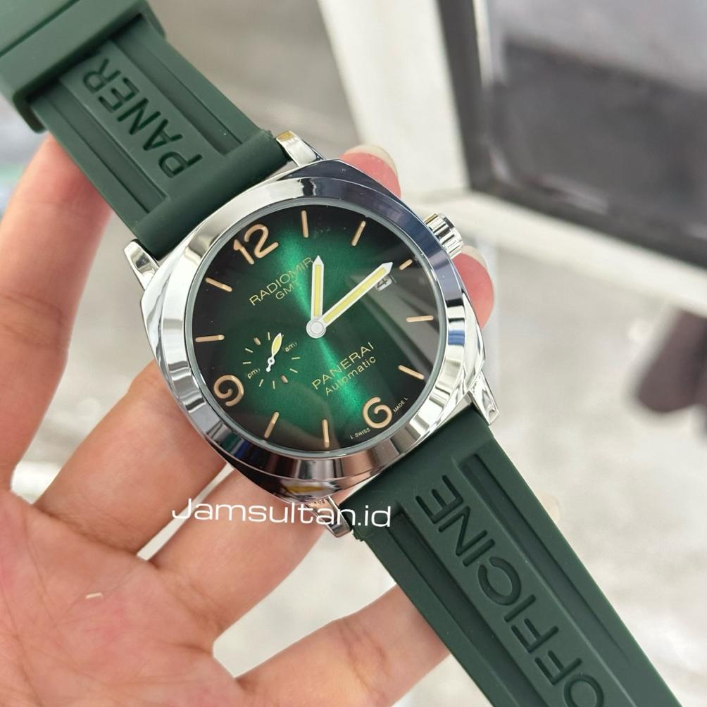 PAKET HEMAT JAM TANGAN SULTAN PRIA ELEGAN RADIOMIR QUARTZ DETIK AKTIF TANGGAL AKTIF DIAMETER 43MM RU