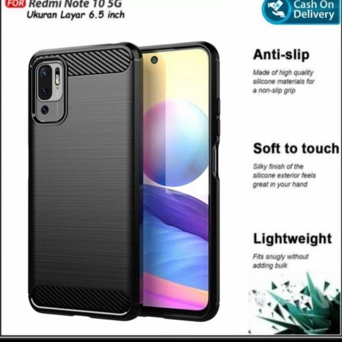 Xiaomi redmi note 10s silicon softcase jelly karbon case