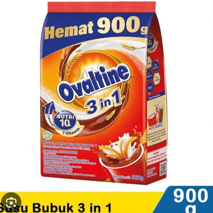 Ovaltin Coklat 3 in 1 900 gram