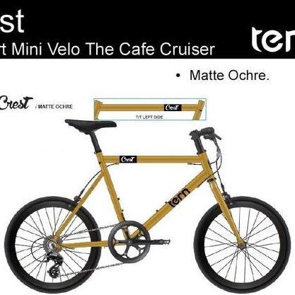 Sepeda MiniVelo Tern Crest AA 22 451 Rojibike x Kitt Custom