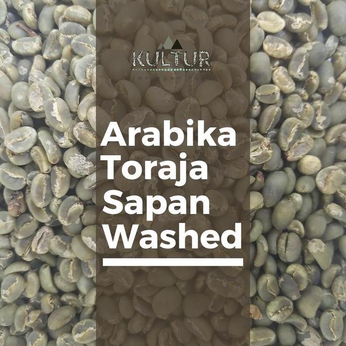 GREEN BEAN ARABIKA TORAJA SAPAN WASHED KOPI MENTAH
