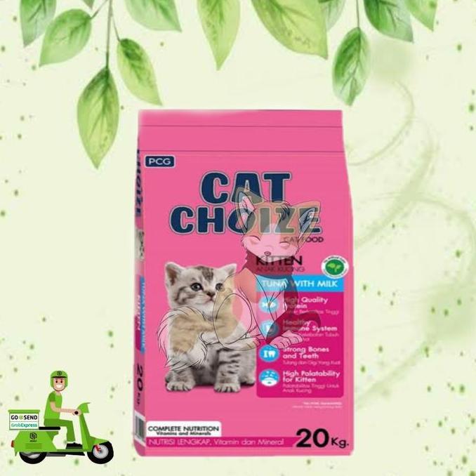 CAT CHOIZE KITTEN TUNA makanan kucing kering 7KG (GOSEND/GRAB)