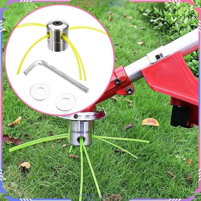 Indah- Mata Pisau Potong Rumput Nylon Tali Senar Mata Pisau Senar Trimmer Head Line Pisau Mesin Pemo