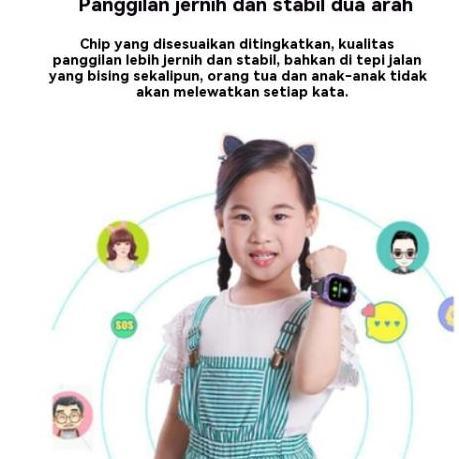 IMO Anti Air IP67 Q19 Jam tangan anak telepon - anak Gps Digital Smart watch anak Waterproof Kids Ja