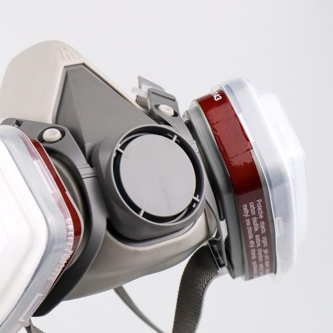 Masker Gas Respirator Safety / Masker Gas Antivirus / Masker Industri Antipolusi / Masker Gas 6200