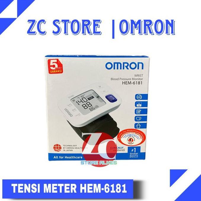 OMRON HEM-6181 Tensimeter Digital Alat Ukur Tensi Darah HEM6181