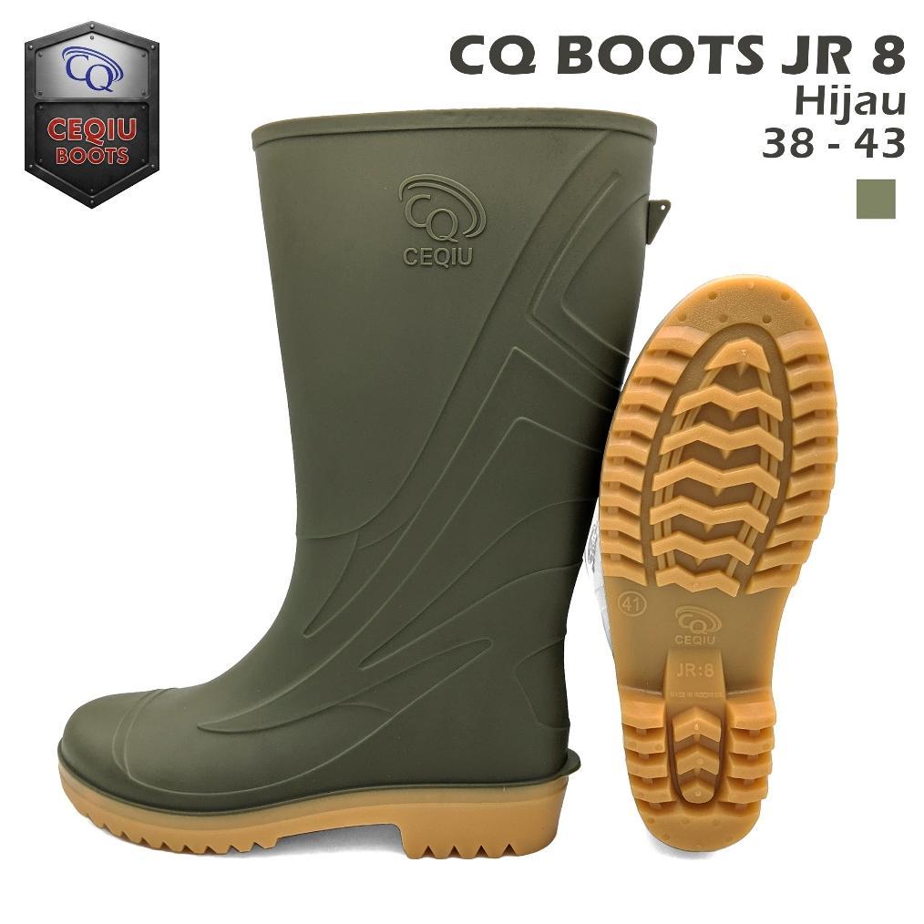Discount Katzz - CQ Boots JR 8 GoGreen Boot Panjang Sepatu Boots Hijau Tahan Air & Anti Slip untuk K