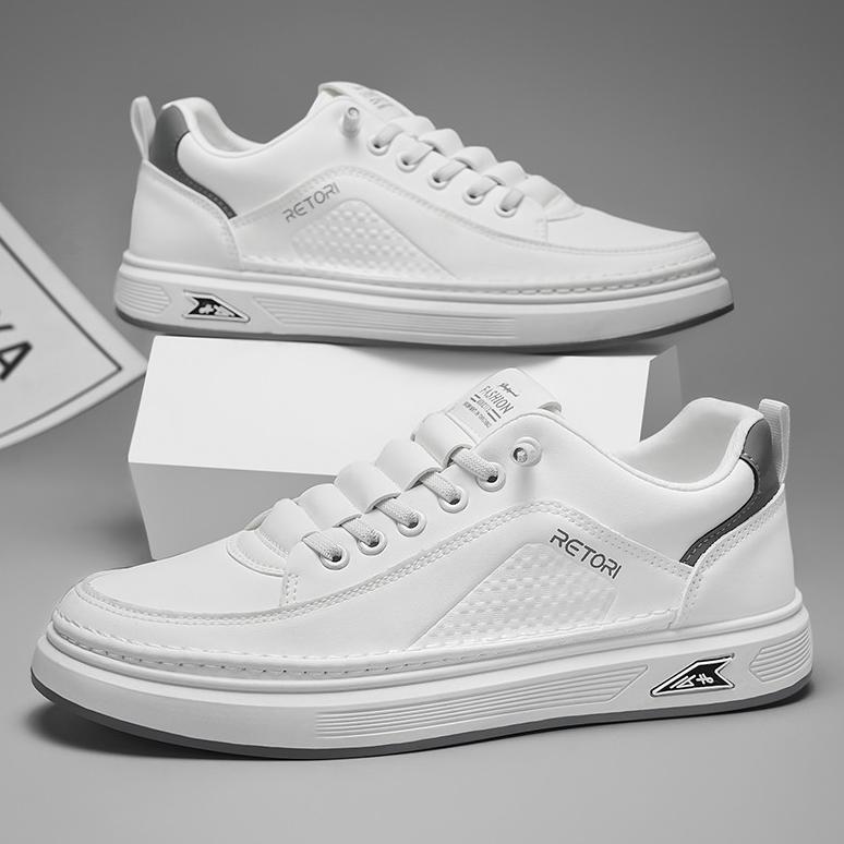 HOT DEALS Sepatu Putih Pria Original 100% Sepatu Putih Cowok Kece Sepatu Putih Sekolah