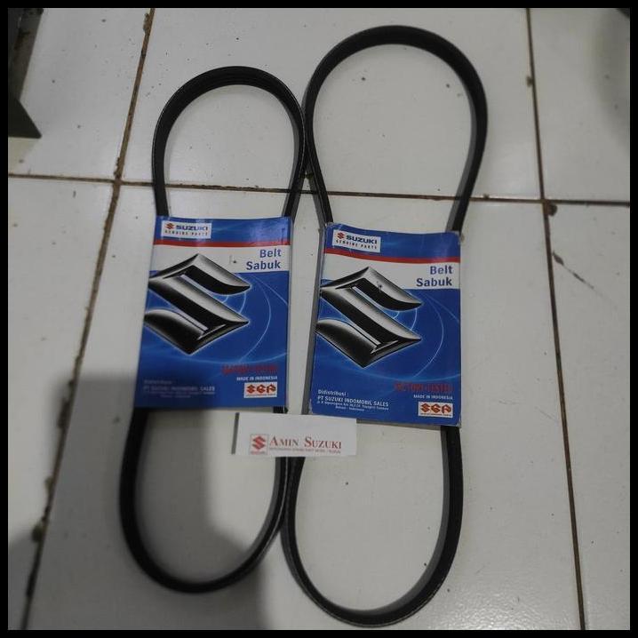 BEST DEAL FAN BELT DINAMO AMPER DAN AC SUZUKI BALENO LAMA 1996-2002 ASLI