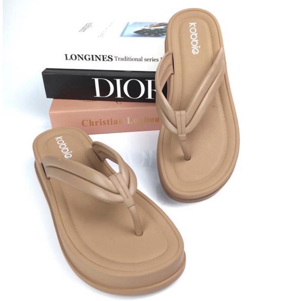 HOT DEALS KOBBIE Sandal jepit tebal karet premium korean style kekinian wanita sandal kasual stylish