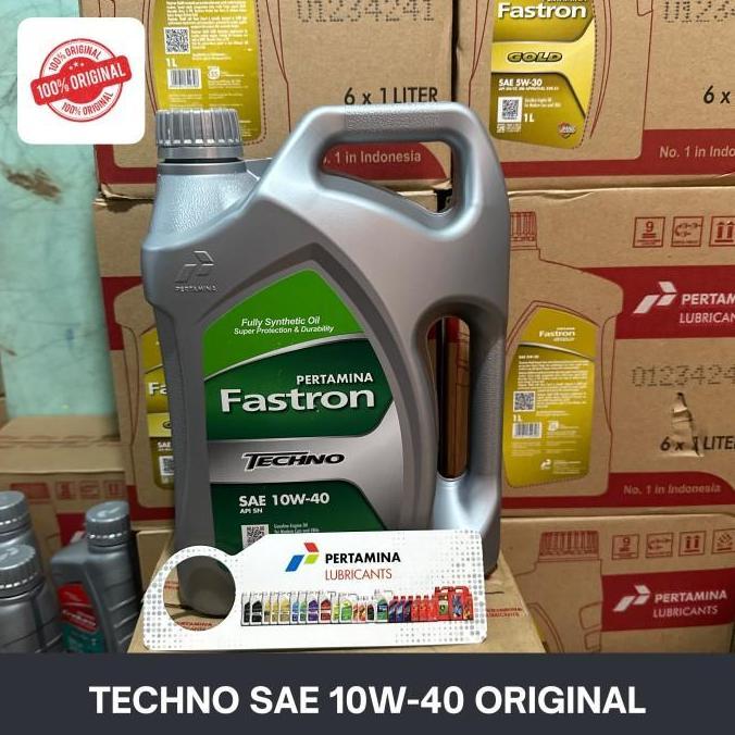 Oli mesin Fastron techno SAE 10W-40 4 liter